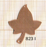 Estampe en cuivre vrac   FEUILLES 42X31 2 trous  