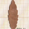 Estampe en cuivre vrac   FEUILLE 47X13MM
