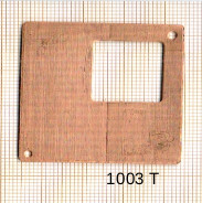 Estampe en cuivre vrac  CARRE 55X55MM 