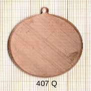 Estampe en cuivre vrac  pendentif ROND 40MM 