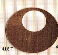 Estampe en cuivre vrac   DONUTZ ROND 48MM 