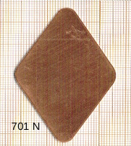 Estampe en cuivre vrac   LOSANGE 59X40MM 