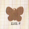 Estampe en cuivre vrac   PAPILLON 22X22MM