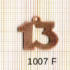 Estampe en cuivre vrac   CHIFFRE 13