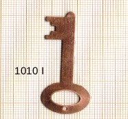 Estampe en cuivre vrac   CLE 48X20MM 