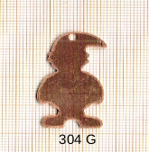 Estampe en cuivre vrac   NAIN 34X21MM 