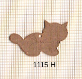 Estampe en cuivre vrac   CHAT 33X23CM 