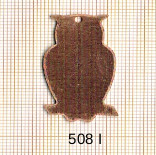 Estampe en cuivre vrac   HIBOU 35X20MM 