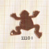 Estampe en cuivre vrac   GRENOUILLE 35X28MM