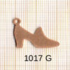 Estampe en cuivre vrac   CHAUSSURE 26X12MM