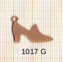 Estampe en cuivre vrac   CHAUSSURE 26X12MM 