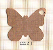 Estampe en cuivre vrac   PAPILLON 38MM PENDENTIF 