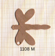 Estampe en cuivre vrac  pendentif LIBELLULE 