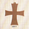 Estampe en cuivre vrac   CROIX 45X62MM