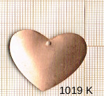 Support en cuivre COEUR 30X29MM