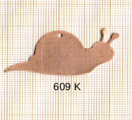Estampe en cuivre vrac   ESCARGOT 48X20MM 