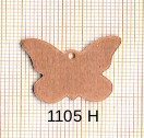 Estampe en cuivre vrac   PAPILLON 25X20MM 
