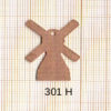 Estampe en cuivre vrac  pendentif MOULIN A VENT 22X30MM