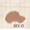 Estampe en cuivre vrac   AUTO 22X15MM