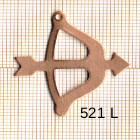 Estampe en cuivre vrac   SAGITTAIRE 32X34MM 