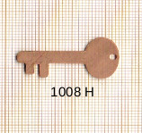 Estampe en cuivre vrac   CLE 31X14MM 