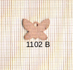 Estampe en cuivre vrac   PAPILLON 13X14MM 
