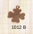 Estampe en cuivre vrac   TREFLE 18X15MM 