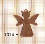 Estampe en cuivre vrac   ANGE 30X24MM 