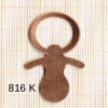 Estampe en cuivre vrac   TETINE 41X23MM