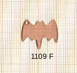 Estampe en cuivre vrac   CHAUVE SOURIS 19X20MM 