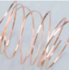 Fil de cuivre plat 0,3 x 0,7 mm - 1,5 m -