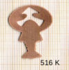 Support en cuivre SCORPION 33X21MM
