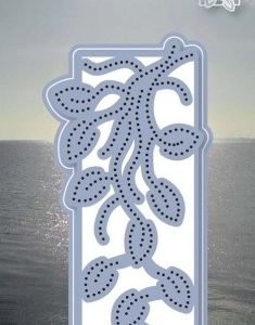 Die matrice de découpe et gaufrage métal Feuillages JOY