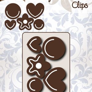 Die matrice de découpe métal JOY Clips Attaches Onglets Décos