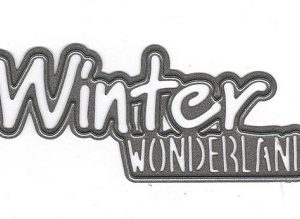 Die matrice de découpe métal Winter Wonderland