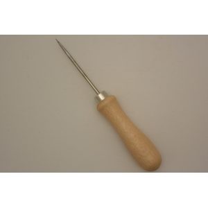 Poinçon de vannier 5 mm - manche en bois
