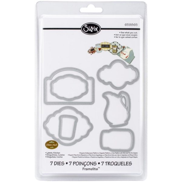 Die matrice de découpe métal étiquettes cuisine Sizzix