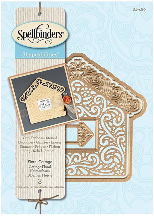 Die matrice de découpe métal Spellbinders Cottage Floral