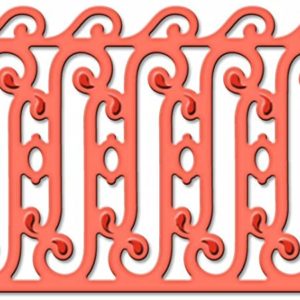 Die matrice de découpe métal Spellbinders Barrière