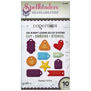 Die matrice de découpe & emboss métal Spellbinders étiquettes mignonnes