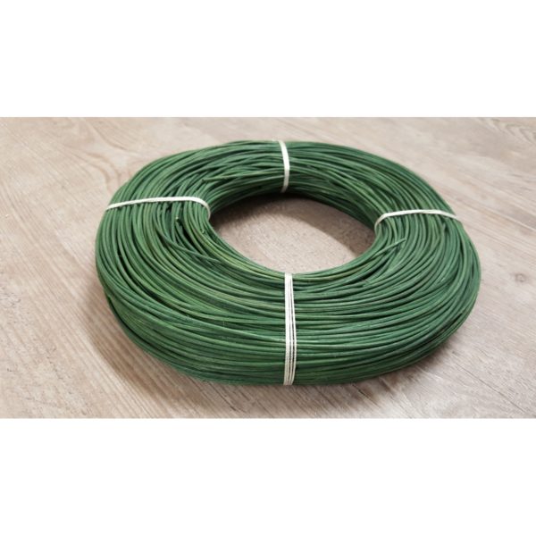 MOELLE ROTIN couleur VERT ø2.5MM 250Gr